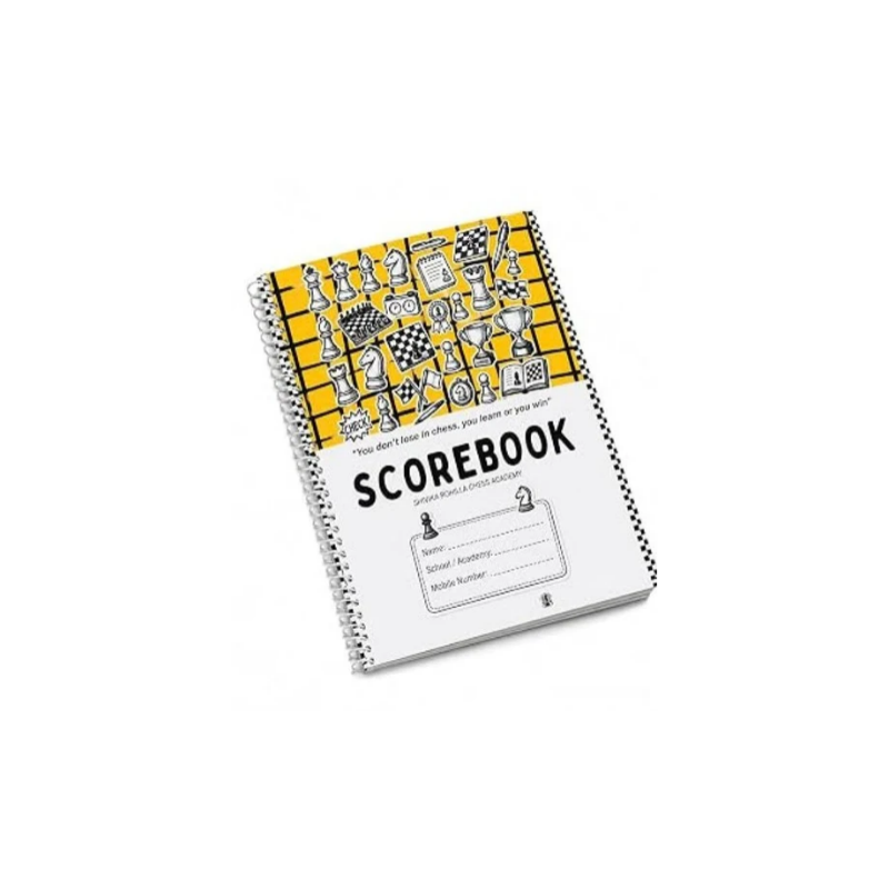 SRCA Professional Spiral Chess Scorebook