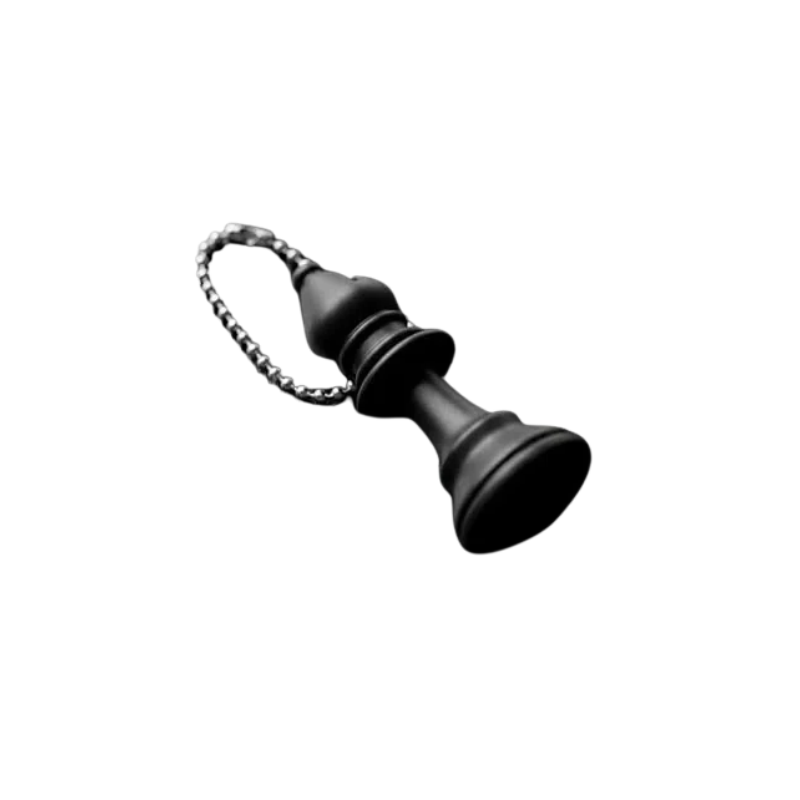SRCA Black Bishop Keychain