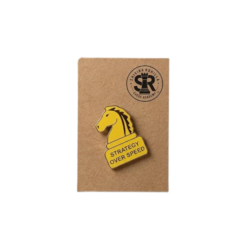 SRCA knight yellow Premium Enamel Pin