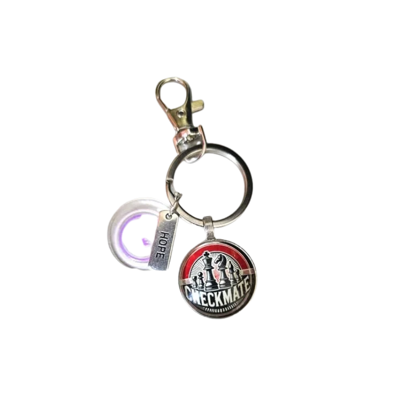 SRCA Chess Checkmate Metal Customized Keychain