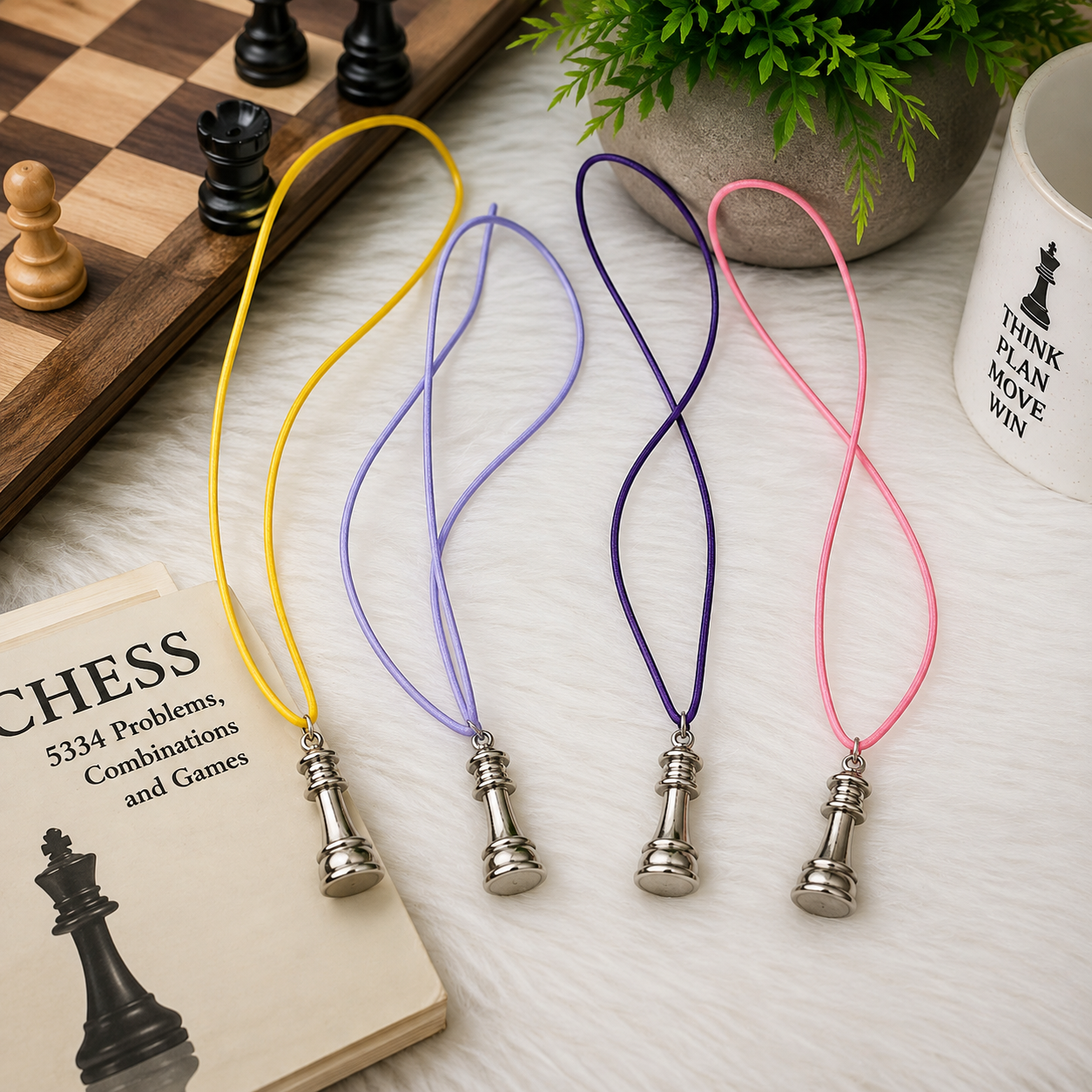 SRCA Queen Chess Piece Multicolor Lockets - image 3