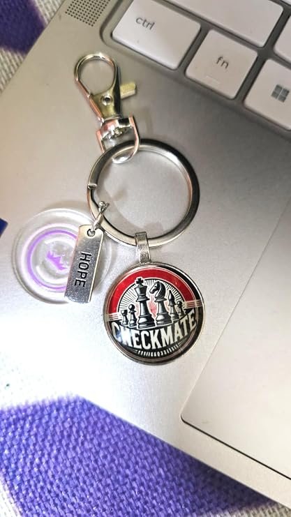 SRCA Chess Checkmate Metal Customized Keychain - image 3